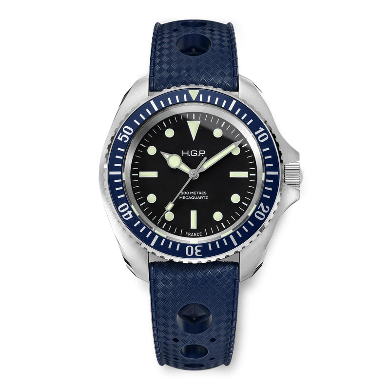 Montre de plongée Diver 200M Mecaquartz - Bleue