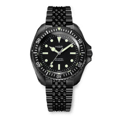 Diver 200M Mecaquartz Bracelet Diving Watch - Black PVD