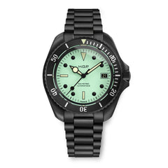 Night Diver 200M Automatic Full Lume Dial & Black PVD Case Diving Watch