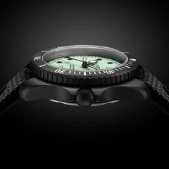 Night Diver 200M Automatic Full Lume Dial & Black PVD Case Diving Watch