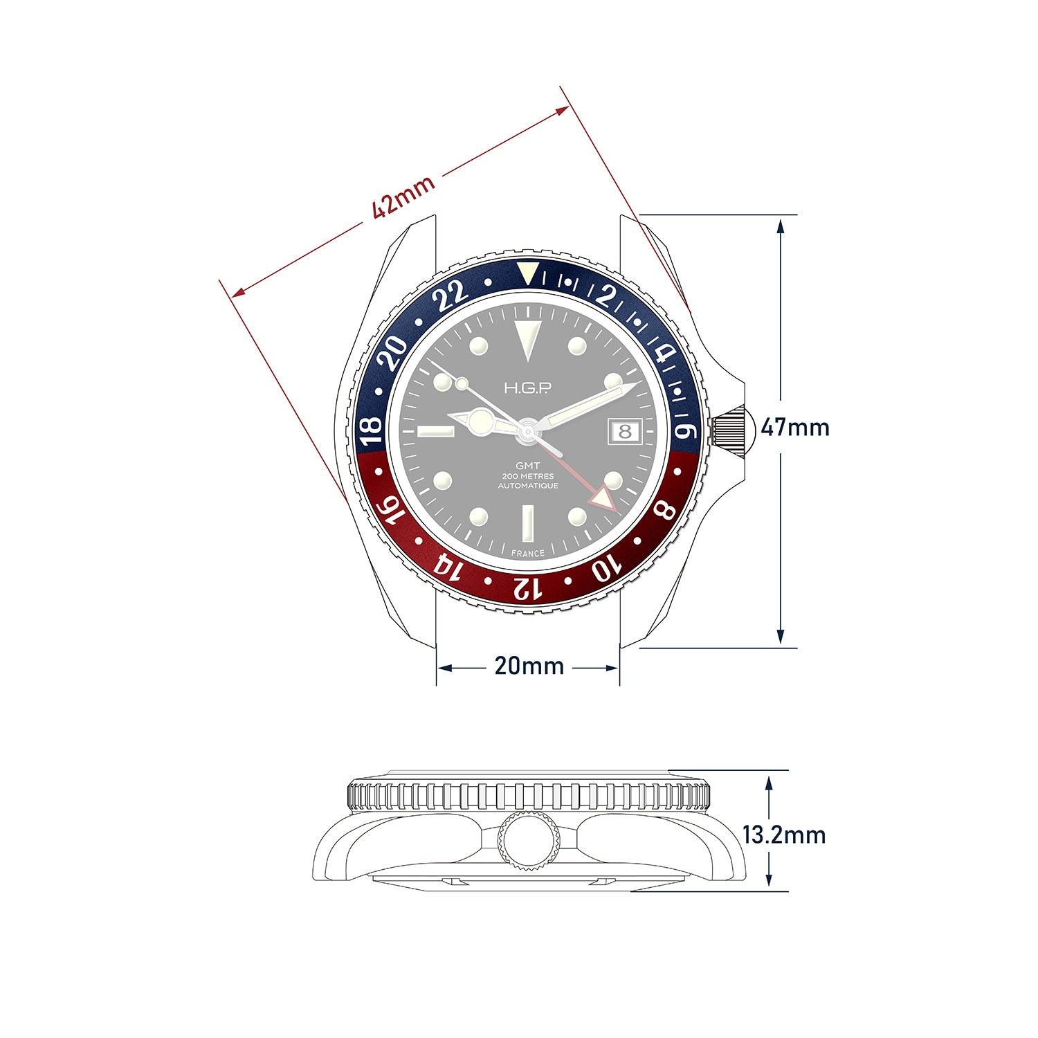 Gmt watch sale movement