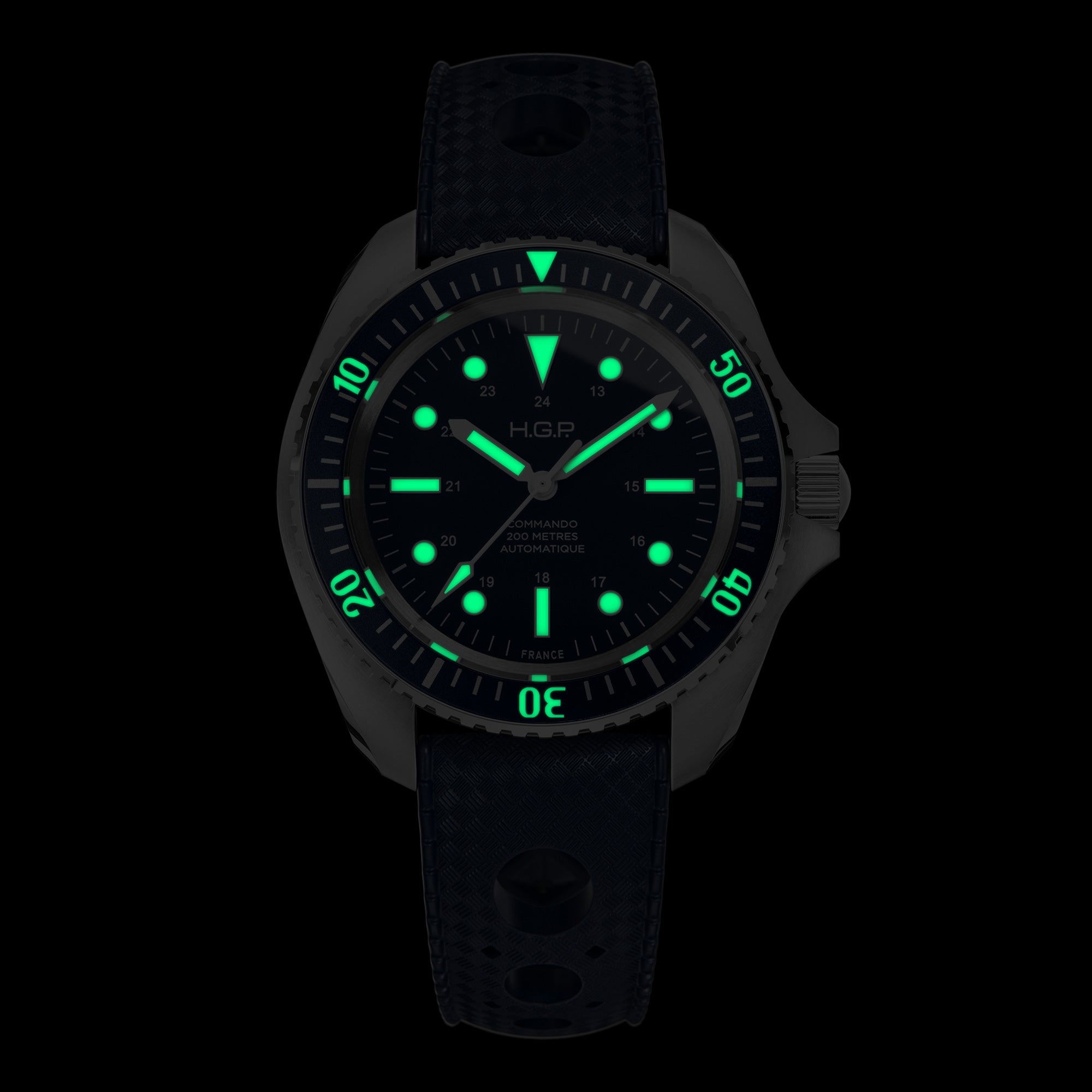 Diver 200M Automatic Commando Diving Watch - Blue
