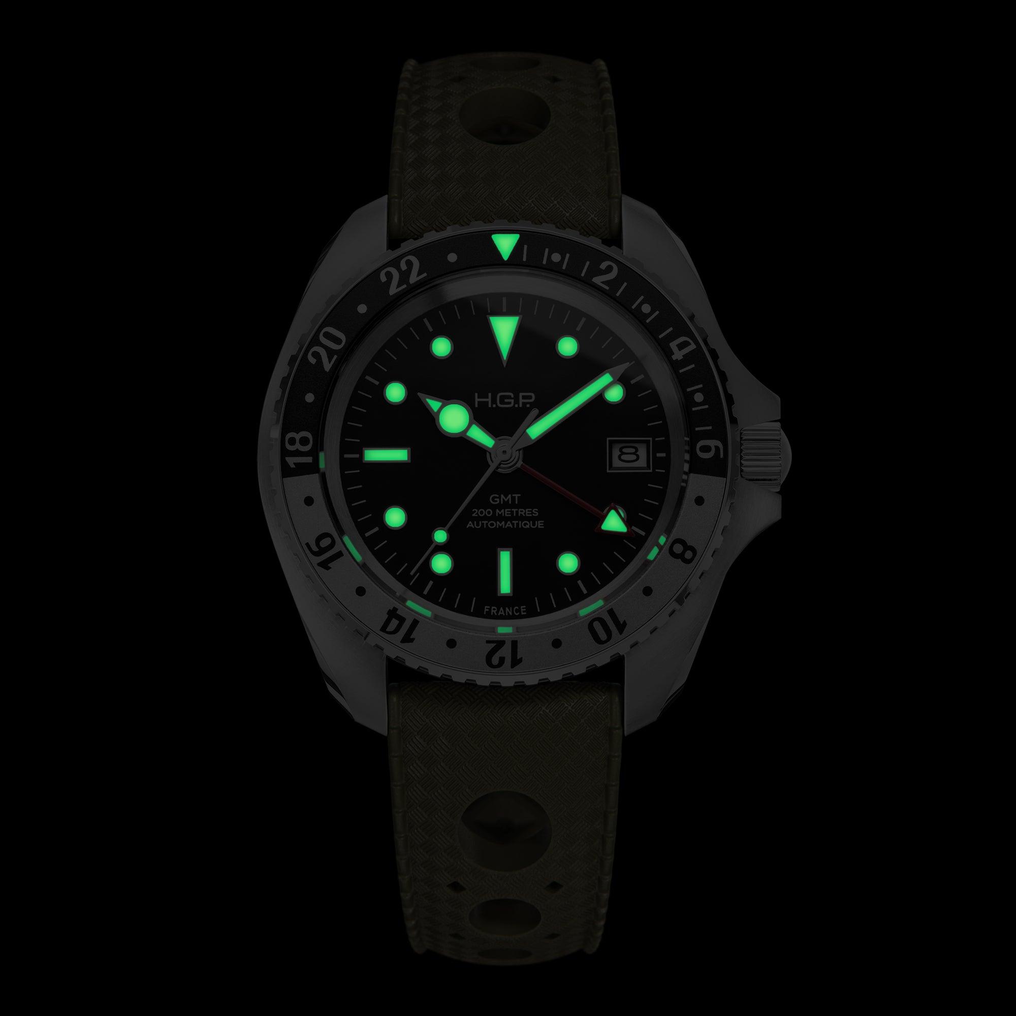 Diver GMT 200M Automatic Diving Watch - HGP - Dive Watches