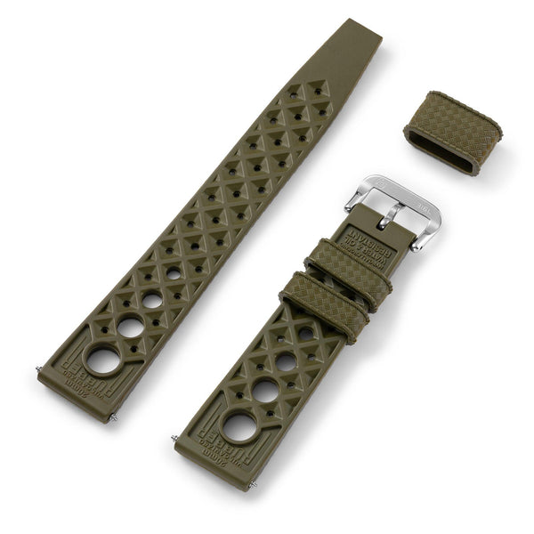 Bracelet en caoutchouc Tropic vert militaire 